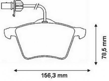 Купить Колодки тормозные дисковые Volkswagen Transporter Jurid 573045J (фото1) подбор по VIN коду, цена 1563 грн.