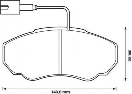 CITROEN Колодки тормозные передн.Jumper,Fiat Ducato,Peugeot Boxer 02- Jurid 573113J