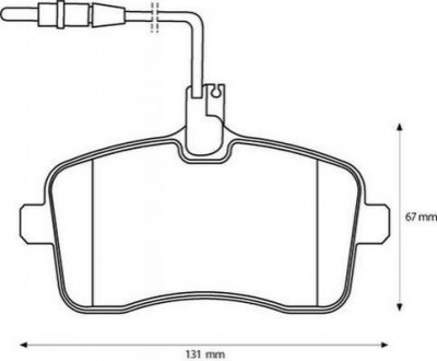 PEUGEOT Тормозные колодки передн.407 04- Jurid 573132JC