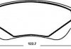 Купить CITROEN Колодки тормозные передние C1 05- Citroen C1, Peugeot 107, 108 Jurid 573135J (фото1) подбор по VIN коду, цена 976 грн.