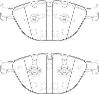 Колодки гальмівні дискові Jurid 573150J
