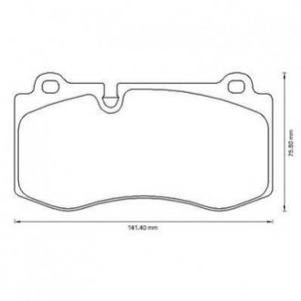 Купить DB Тормозные колодки передн.W211,221 06- Mercedes W221, C216, W211, CLS-Class, S211 Jurid 573178J (фото1) подбор по VIN коду, цена 1739 грн.