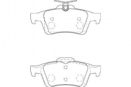 Колодки гальмівні дискові Jurid 573186D