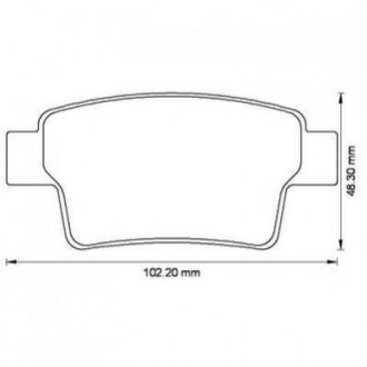 Купить CITROEN Тормозн.колодки задн.C4 Picasso,Grand Picasso 06,Peugeot 408 10- Citroen C4 Jurid 573194J (фото1) подбор по VIN коду, цена 1297 грн.