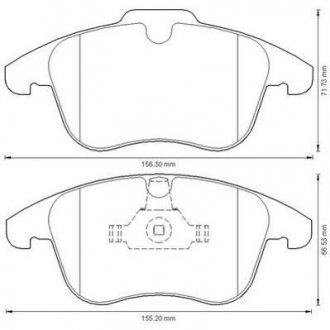 Купити FORD Гальмівні колодки передні. Mondeo 07-,S-MAX 06-,Galaxy 06-,LandRover,Volvo Land Rover Freelander, Ford Mondeo, Galaxy, S-Max, Volvo V60, V70, S80, XC70, S60, Land Rover Range Rover, Discovery Jurid 573201J (фото1) підбір по VIN коду, ціна 1356 грн.