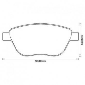 Купить OPEL Тормозные колодки передн.Corsa D 06 - Opel Corsa Jurid 573204J (фото1) подбор по VIN коду, цена 1203 грн.