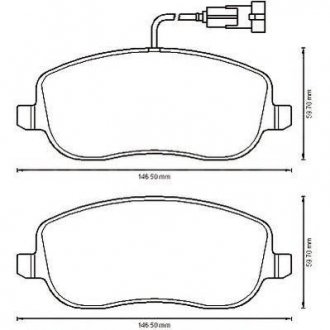 Купить Колодки тормозные дисковые Citroen C8, Fiat Croma, Peugeot Expert Jurid 573217J (фото1) подбор по VIN коду, цена 1460 грн.