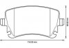 Купити VW Гальмівні колодки задні.Audi A4/6/8,T5 03- Audi A6, A4, A8 Jurid 573219J (фото1) підбір по VIN коду, ціна 1388 грн.