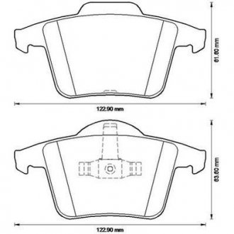 VOLVO Тормозные колодки задние XC90 02- Jurid 573236J