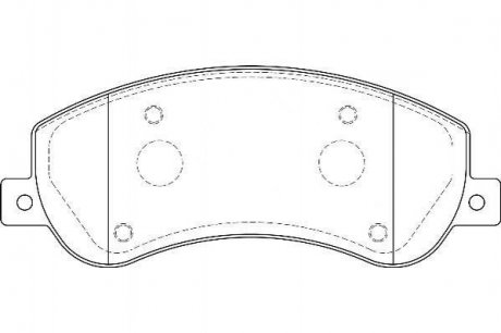 Купить FORD Тормозные колодки передние Transit 06-,VW Amarok 10- Ford Transit, Volkswagen Amarok Jurid 573275D (фото1) подбор по VIN коду, цена 1057 грн.