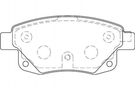 Купить FORD Тормозные колодки задн.Transit 06- Ford Transit Jurid 573277D (фото1) подбор по VIN коду, цена 877 грн.