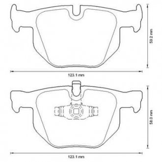 Купить Колодки тормозные дисковые BMW E91, E90, E93, E92, X1 Jurid 573285J (фото1) подбор по VIN коду, цена 1446 грн.