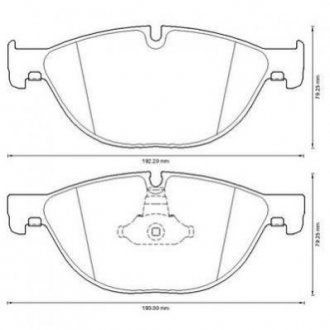 Купить BMW Колодки тормозные передн. 5 F10,6,7 F01/F02 10- BMW F10, F13, F01, F04, F11, F12, F07, F06 Jurid 573292J (фото1) подбор по VIN коду, цена 2001 грн.