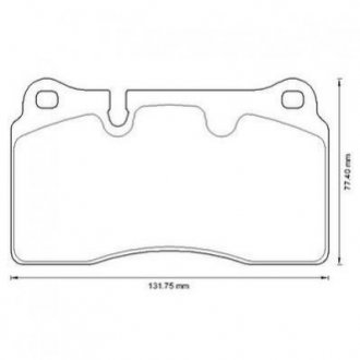 VW Тормозные колодки передн.Touareg 02- Jurid 573296J