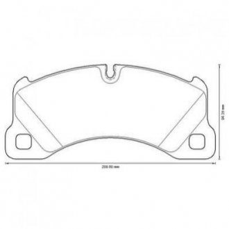 Фото vw тормозные колодки передн.touareg 10-,porsche cayenne 07- Jurid 573329J Купить VW Тормозные колодки передн.Touareg 10-,Porsche Cayenne 07- Jurid 573329J (фото1) подбор по VIN коду, цена 2491 грн.