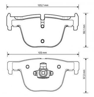 Купить BMW Тормозные колодки задн.3 F30/34,4 F33//36 BMW F30, F32, F31, F33, F34, F36 Jurid 573354J (фото1) подбор по VIN коду, цена 1300 грн.