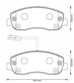 RENAULT Тормозные колодки передн.Master III 10- Jurid 573357J