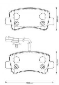 Купить RENAULT Тормозные колодки задн.Master III,Opel Movano10- Opel Movano, Renault Master Jurid 573359J (фото1) подбор по VIN коду, цена 1376 грн.