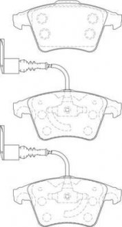 Купить Колодки тормозные Volkswagen Touareg Jurid 573391J (фото1) подбор по VIN коду, цена 2662 грн.