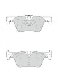 Купити BMW Гальмівні колодки задні. F30/F31/F34/F35/F80/X3(F25) BMW F20, F30, F32, F21, F34, F31, F22, F33, F36, F23 Jurid 573401J (фото1) підбір по VIN коду, ціна 1249 грн.