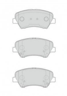 Купить HYUNDAI Тормозные колодки передн.i30,Kia Ceed 13-,Carens 13- Hyundai I30, Veloster, KIA Ceed, Hyundai Elantra, KIA Pro Ceed Jurid 573406J (фото1) подбор по VIN коду, цена 1472 грн.