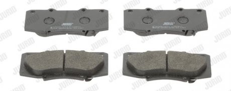 Купить TOYOTA тормозные колодки передние.Hilux 05- Toyota Hilux Jurid 573435J (фото1) подбор по VIN коду, цена 1298 грн.