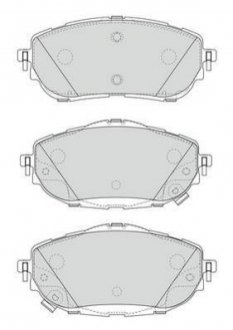 Купити TOYOTA Гальмівні колодки передні.Auris 12- Toyota Corolla, Auris Jurid 573440J (фото1) підбір по VIN коду, ціна 1768 грн.