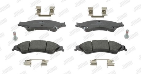 Колодки тормозные дисковые Jurid 573449J