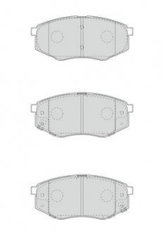 Купить HYUNDAI Тормозн.колодки передн.ix20,Kia Soul II 10- Hyundai IX20, Sonata, KIA Soul Jurid 573454J (фото1) подбор по VIN коду, цена 1355 грн.