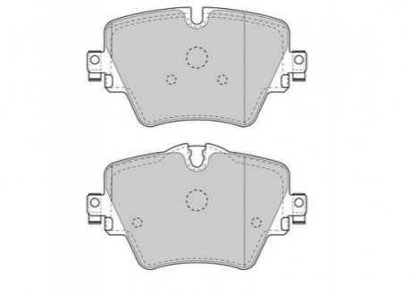 BMW Тормозные колодки передн.1 F40,2,3 G20,4,5 G30,X1 F48,X2,X3 G01,X4 BMW F45, F46, X1, G30, G31, X3, X2, G20, F40, G21, F44 Jurid 573612J