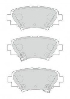 Купить MAZDA Тормозные колодки задн.Mazda 3 13- Mazda 3 Jurid 573614J (фото1) подбор по VIN коду, цена 733 грн.