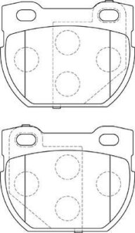 Колодки гальмівні дискові Jurid 573644J