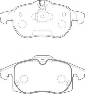 OPEL Тормозные колодки передн.Vectra C, Astra H, Zafira B FIAT Croma 05- SAAB 9-3 Jurid 573723J