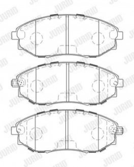 CHEVROLET Тормозные колодки передн. Epica 06- Jurid 573751J