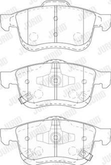 Колодки гальмівні дискові Jurid 573806J