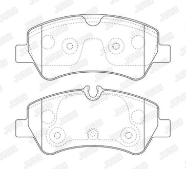 Колодки гальмівні дискові Jurid 573836J