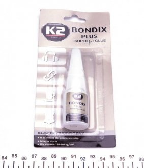 Универсальный суперклей / BOND BONDIX PLUS 10G K2 b101