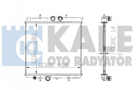 Купить KALE PEUGEOT Радиатор охлаждения 206 1.1/1.6 Peugeot 206 KALE OTO RADYATOR 216899 (фото1) подбор по VIN коду, цена 2048 грн.