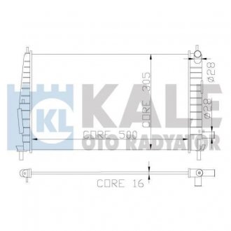 Купить MAZDA Радиатор охлаждения 121,Ford Fiesta IV 1.3 95- Ford Fiesta KALE OTO RADYATOR 341920 (фото1) подбор по VIN коду, цена 2663 грн.