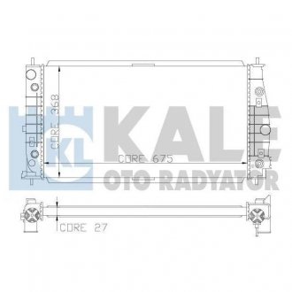 Купити KALE CHRYSLER Радіатор охолодження 300M 2.7/3.5 99- KALE OTO RADYATOR 341935 (фото1) підбір по VIN коду, ціна 5326 грн.