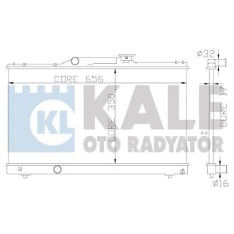 KALE TOYOTA Радіатор охолодження Corolla 1.3/1.6 92- Toyota Corolla KALE OTO RADYATOR 342325