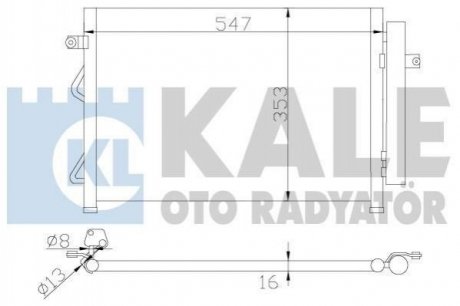 Купить HYUNDAI Радиатор кондиционера Getz 1.5CRDi 05- Hyundai Getz KALE OTO RADYATOR 342975 (фото1) подбор по VIN коду, цена 3345 грн.