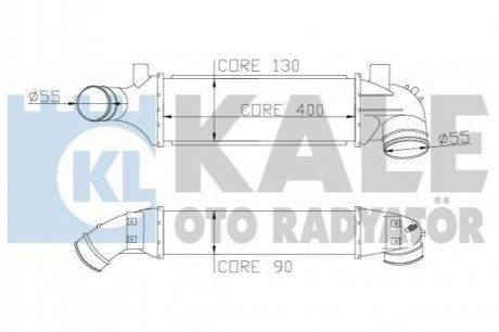 KALE FORD Інтеркулер Transit 2.0DI/TDCi 00- KALE OTO RADYATOR 346600