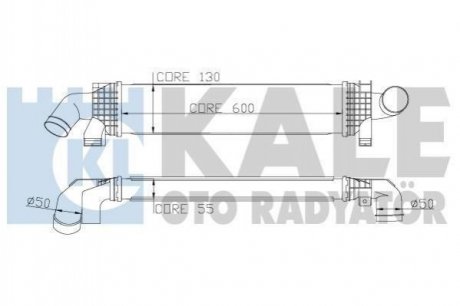 KALE FORD Интеркулер C-Max,Focus II,III,Kuga I,II,Mondeo IV,S-Max 1.6/2.0TDCi 04- Ford C-Max KALE OTO RADYATOR 346900