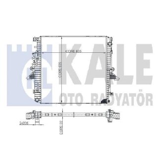 Купити KALE LANDROVER Радіатор охолодження Discovery III,Range Rover Sport 4.0/4.4 04- Land Rover Discovery, Range Rover KALE OTO RADYATOR 350200 (фото1) підбір по VIN коду, ціна 8884 грн.