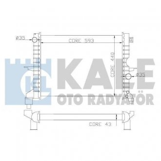 Купить KALE LANDROVER Радиатор охлаждения Discovery II 2.5Td 98- Land Rover Discovery KALE OTO RADYATOR 350400 (фото1) подбор по VIN коду, цена 5927 грн.