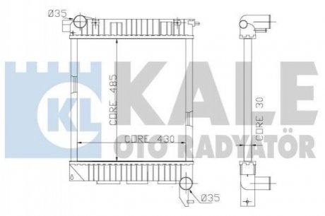 Купити KALE LANDROVER Радіатор охолодження Freelander 2.0DI 98- Land Rover Freelander KALE OTO RADYATOR 359400 (фото1) підбір по VIN коду, ціна 5138 грн.