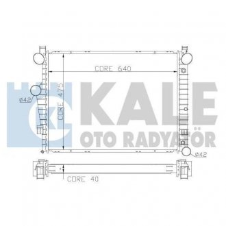 KALE DB Радиатор охлаждения S-Class W220 4.3/5.0 98- Mercedes W220 KALE OTO RADYATOR 360700