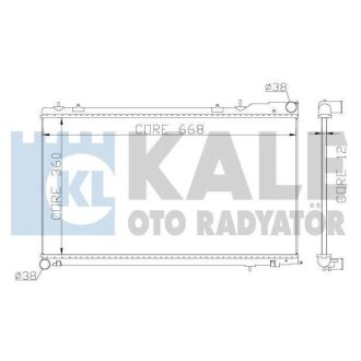 KALE SUBARU Радиатор охлаждения Forester 2.0/2.5 02- KALE OTO RADYATOR 364900