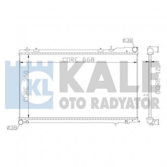 KALE SUBARU Радиатор охлаждения Forester 2.0/2.5 02- Subaru Forester KALE OTO RADYATOR 364900